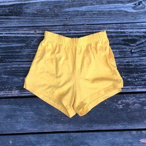 SOLD—Yellow Soffe Cheer Shorts
